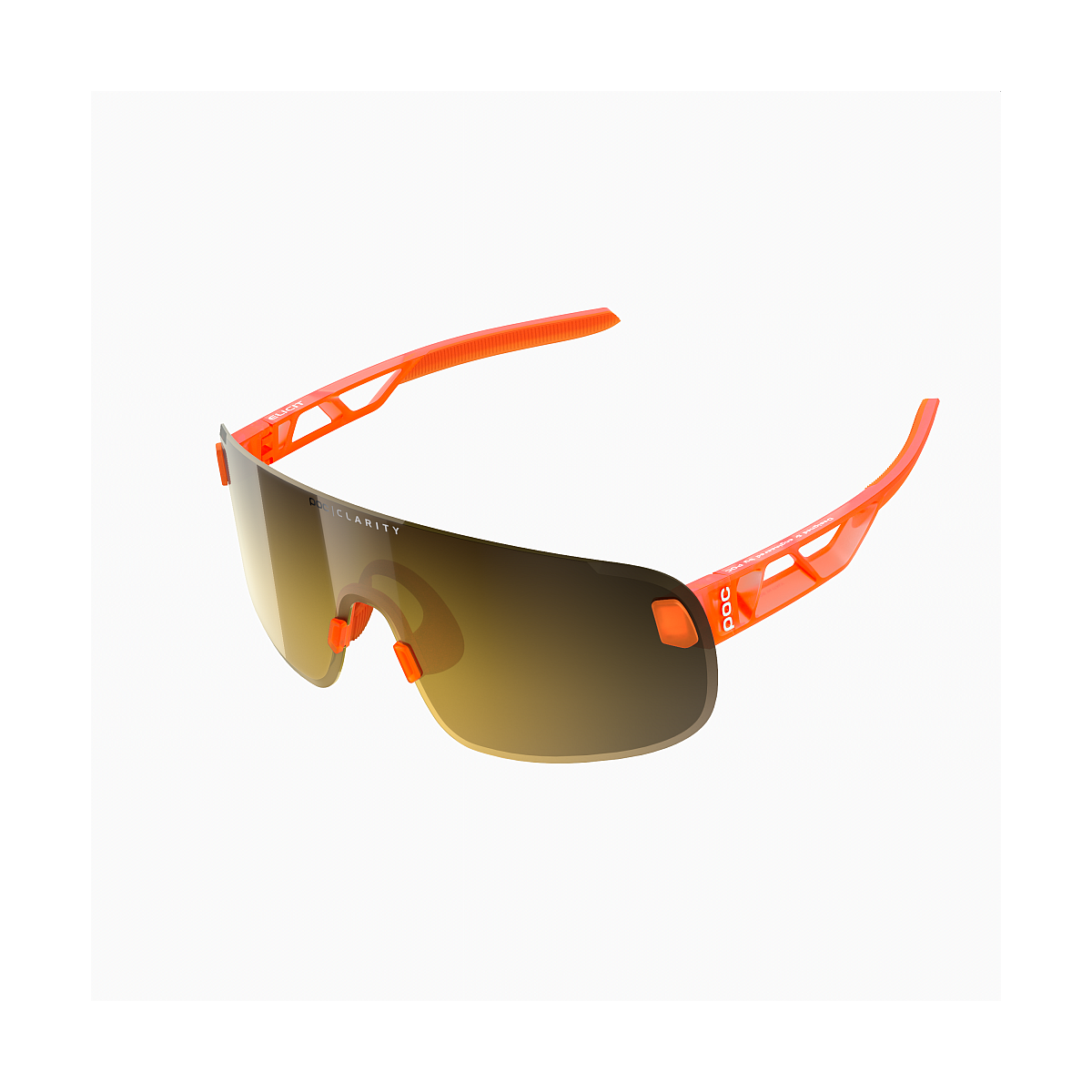 POC Sonnenbrille Elicit Flourescent Oran box