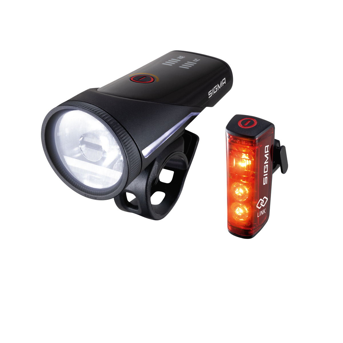 Sigma Sport Leuchtenset Aura 100 USB / Blaze LinkUSB