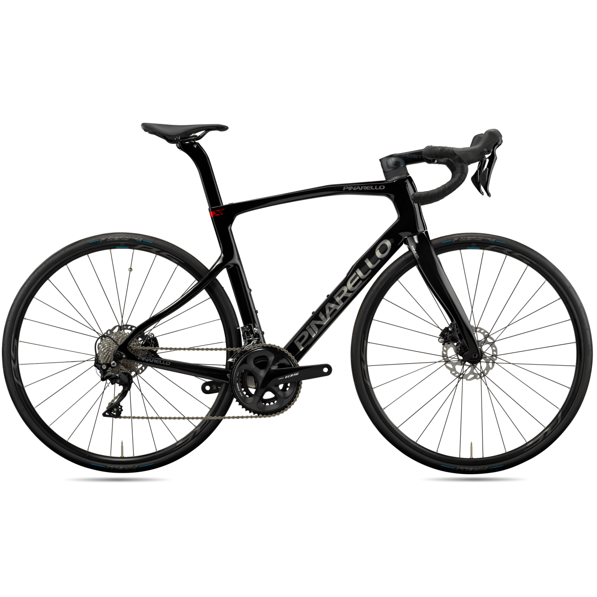 Pinarello X1 Disc Rennrad | Shiny Black | Shimano 105 Disc