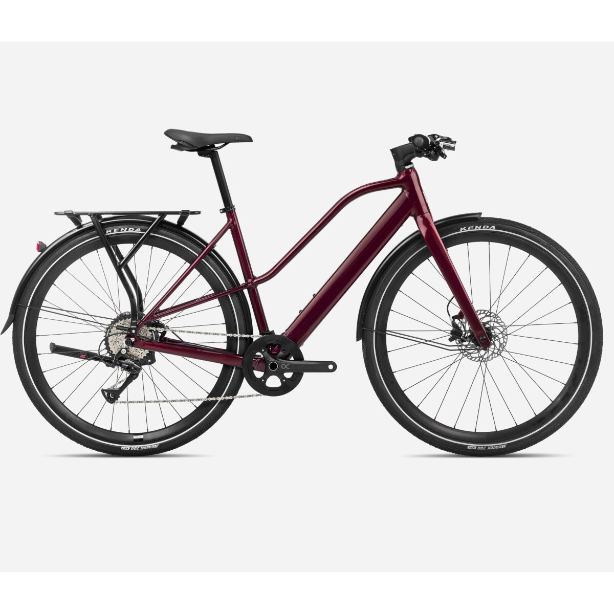 Orbea Vibe MID H30 EQ | Lady Pedelec | burgundy red glossy