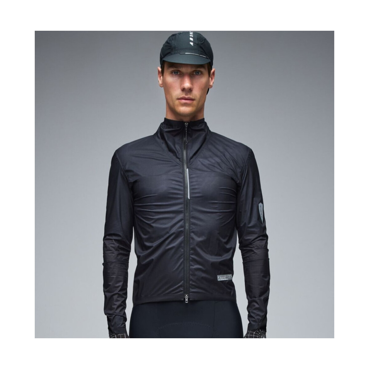 Q36.5 Dottore Light Rain Shell Jacket- Black