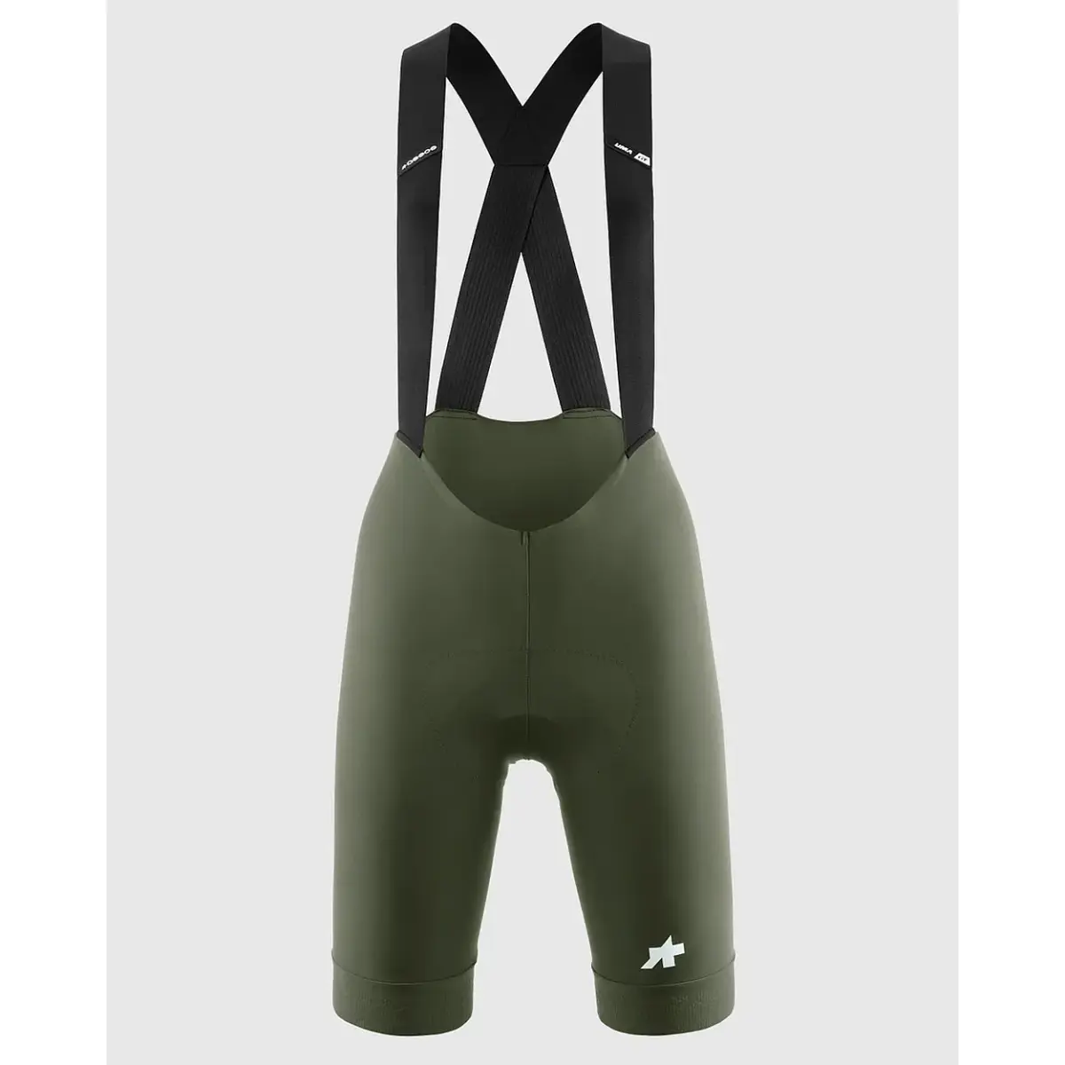 Assos UMA GT Bib Shorts S11 Moss Green box