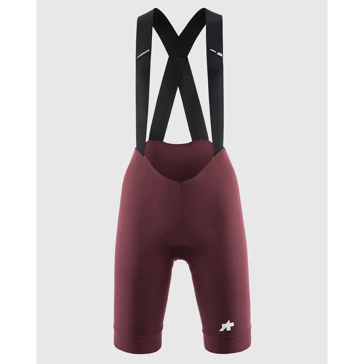Assos UMA GT Bib Shorts S11 Burgundy Red box