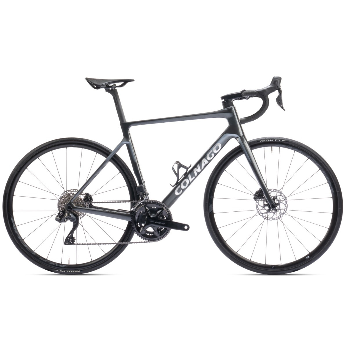 Colnago Rennrad | V4 Disk | 105 Di2 Di2 2x12 | Schwarz - gra
