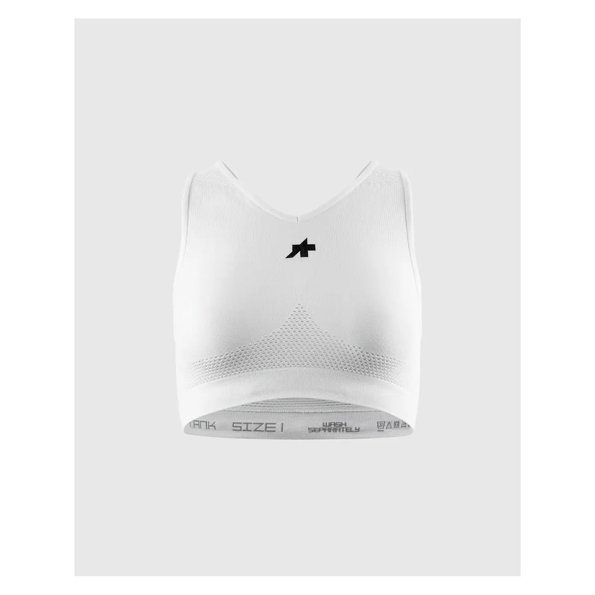 Assos Womens Cropped Tank Skin Layer P1 White Series