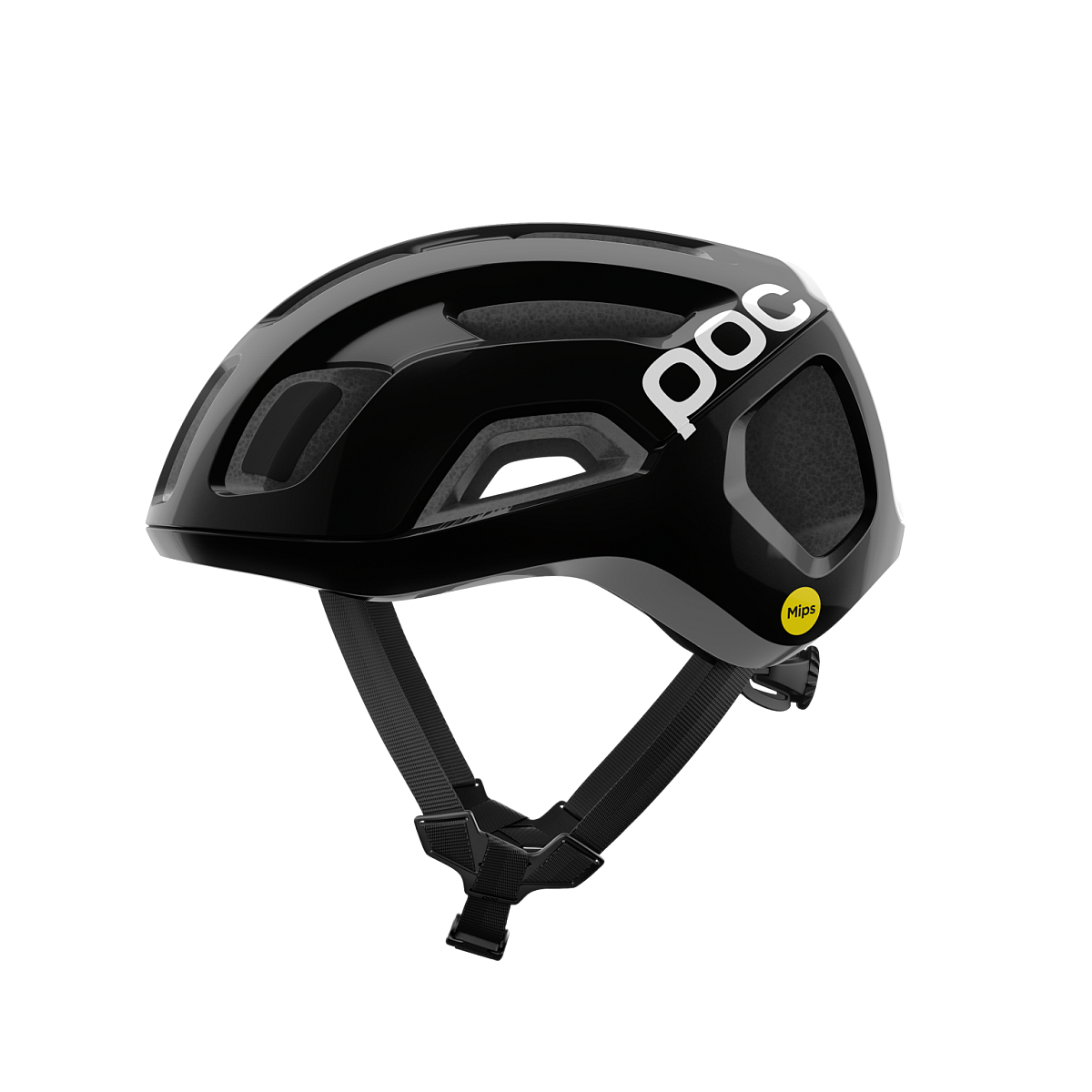 POC Ventral AIR MIPS Uranium Black Matt/Hydrogen White w. Lo