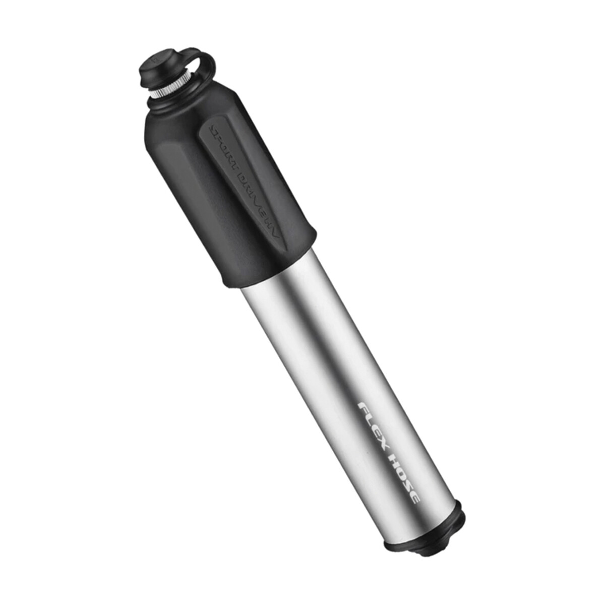 Lezyne Minipumpe CNC HV Sport Drive hellgrau-glänzend