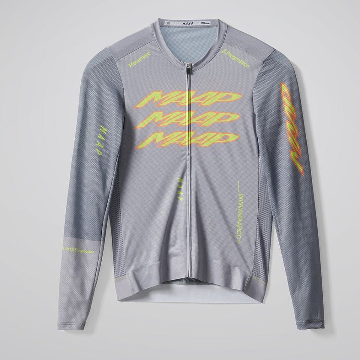 MAAP Pulse Pro Air Long Sleeve Jersey 3.0 Platinum Grey