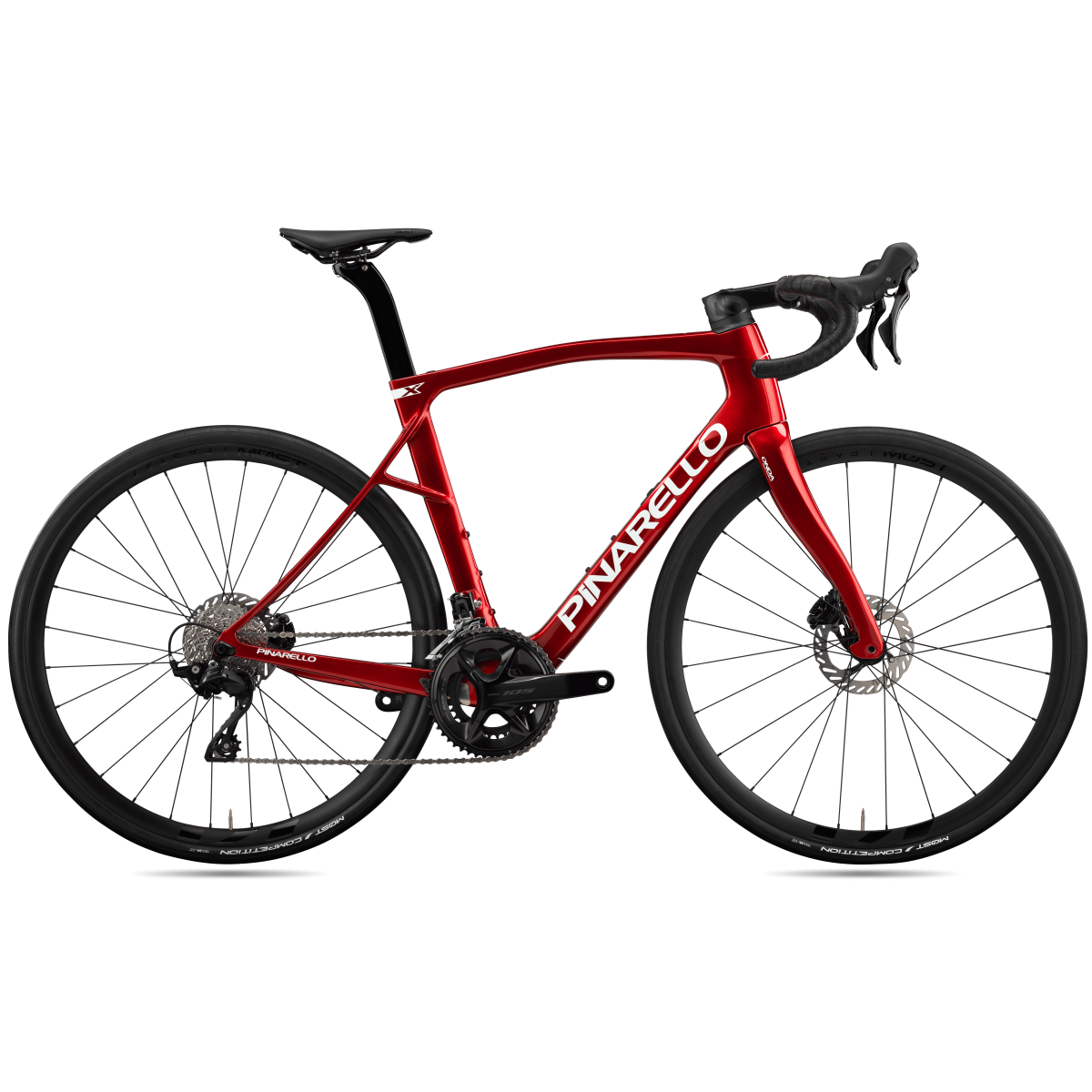 Pinarello X1 Disc Rennrad | Racing Red | Shimano 105